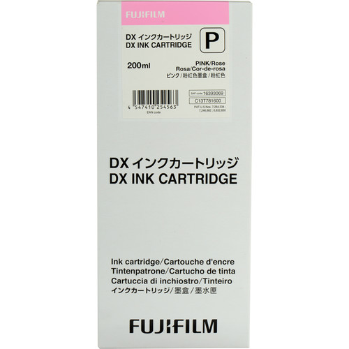 FUJI DX 100 INKCARTRIDGE PINK 200ML