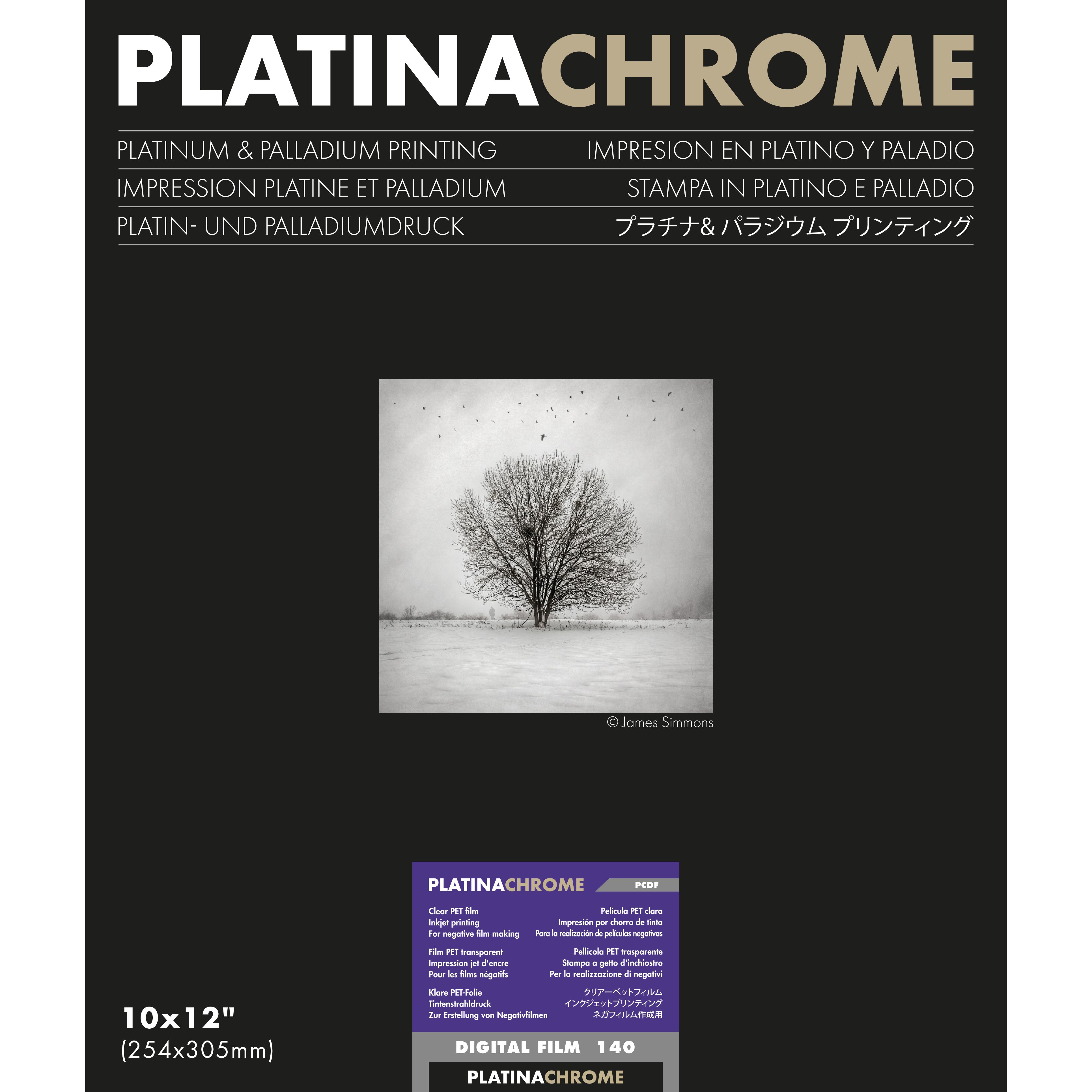 ILFORD MONOCHROME PLATINACHROME DIGITALFILM 140 A4 25 FG